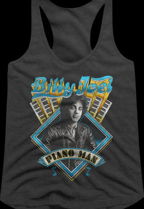Ladies Piano Man Billy Joel Racerback Tank Top