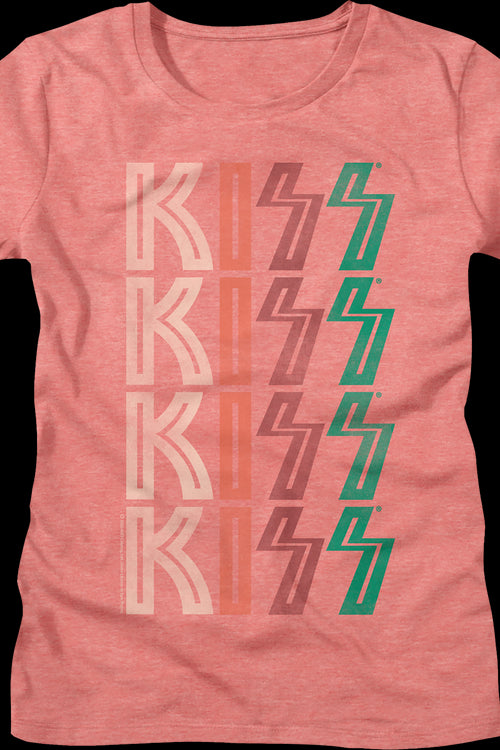 Womens Repeated Logo KISS Shirtmain product image