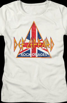 Womens Rock Of Ages Def Leppard Shirt