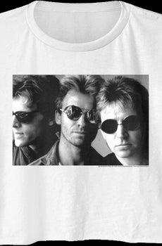 Ladies Shades The Police Crop Top