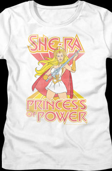 Womens She-Ra Princess of Power Masters of the Universe Shirt