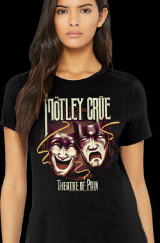 Womens Theatre of Pain Motley Crue Shirt