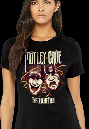Womens Theatre of Pain Motley Crue Shirt