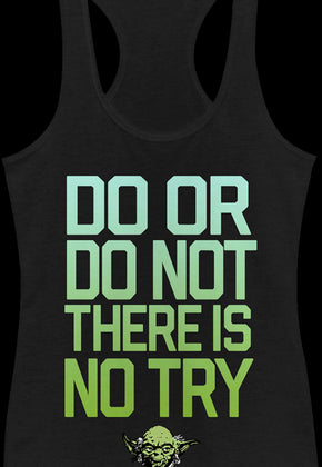 Ladies There Is No Try Star Wars Tank Top