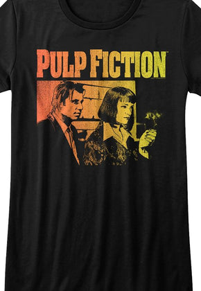 Ladies Vincent Vega And Mia Wallace Pulp Fiction Shirt