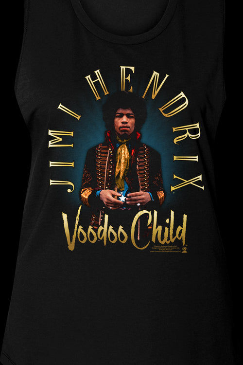 Ladies Voodoo Child Jimi Hendrix Muscle Tank Topmain product image