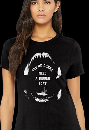 Womens You're Gonna Need A Bigger Boat Jaws Shirt