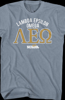 Lambda Epsilon Omega Logo Old School T-Shirt