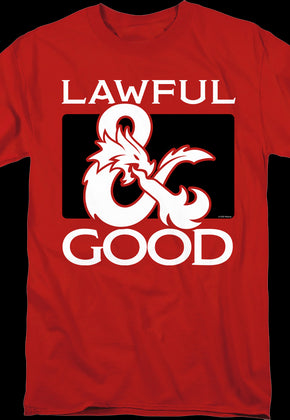 Lawful Good Dungeons & Dragons T-Shirt
