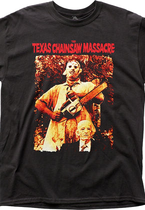 Leatherface and Grandpa Texas Chainsaw Massacre T-Shirt