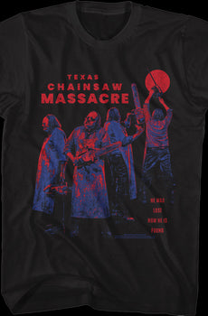 Leatherface Collage Texas Chainsaw Massacre T-Shirt