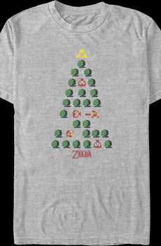 Legend of Zelda Christmas Tree Nintendo T-Shirt