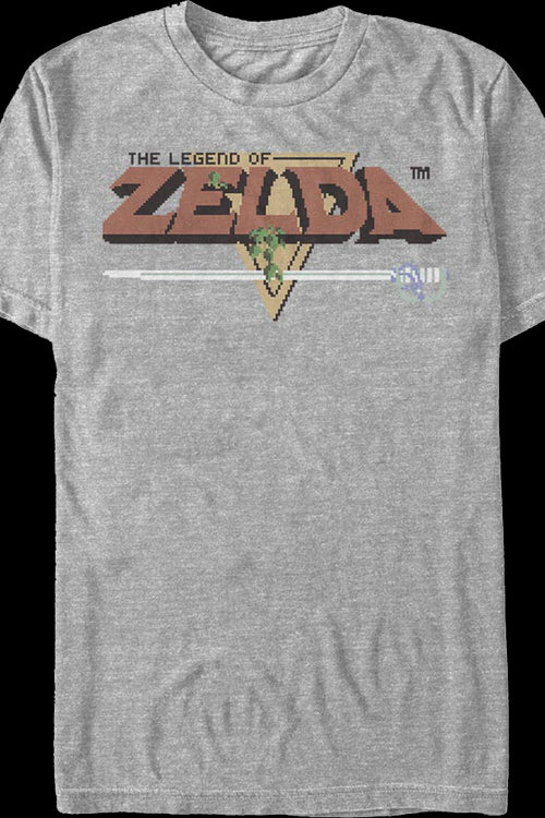 Legend of Zelda Start Screen Nintendo T-Shirtmain product image