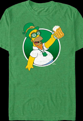Leprechaun Homer Simpson T-Shirt