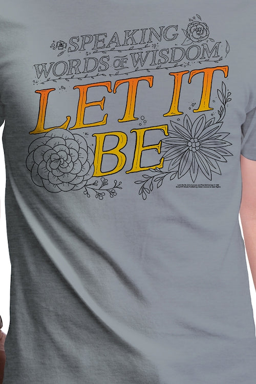Let It Be Lyrics Beatles T-Shirtmain product image