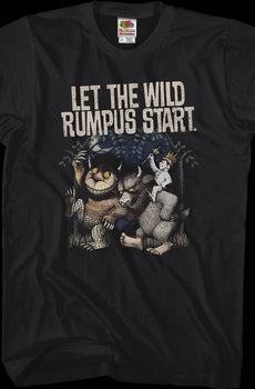 Let The Wild Rumpus Start Where The Wild Things Are T-Shirt