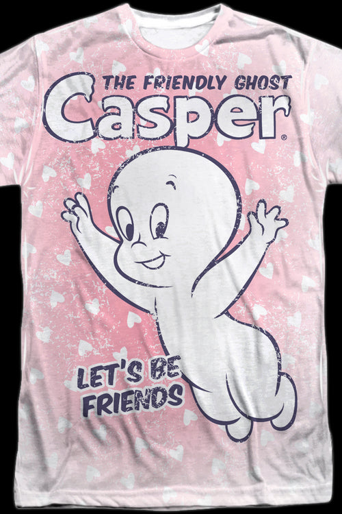 Let's Be Friends Casper The Friendly Ghost T-Shirtmain product image