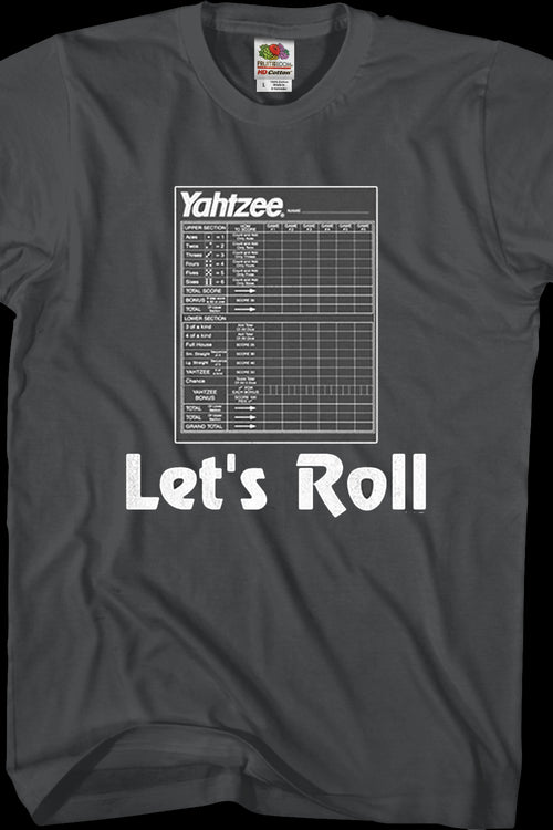 Let's Roll Yahtzee T-Shirtmain product image