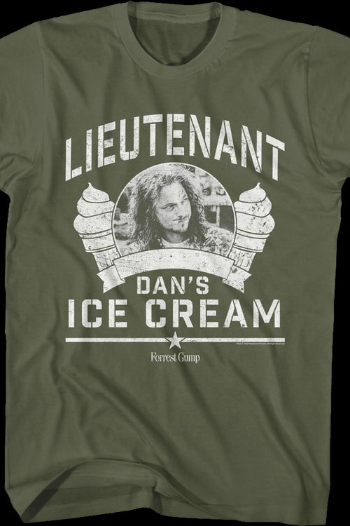 Lieutenant Dan's Ice Cream Forrest Gump T-Shirtmain product image