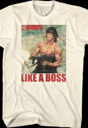 Like A Boss Rambo T-Shirt