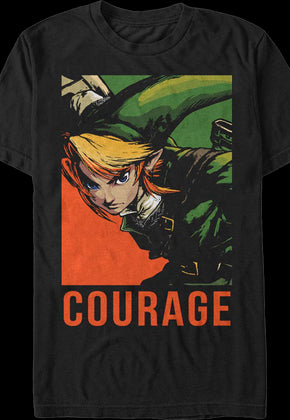 Link Courage Portrait Legend of Zelda T-Shirt