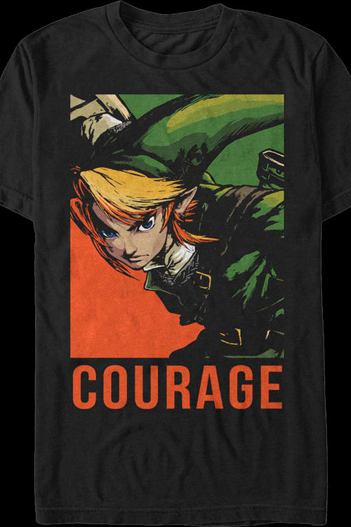 Link Courage Portrait Legend of Zelda T-Shirtmain product image