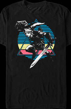 Link Retro Sunset Legend of Zelda Nintendo T-Shirt