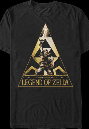 Link Triangle Legend of Zelda Nintendo T-Shirt