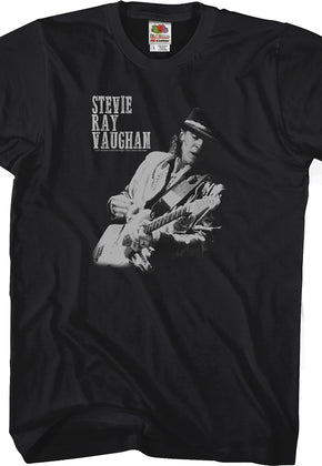Live Alive Album Cover Stevie Ray Vaughan T-Shirt