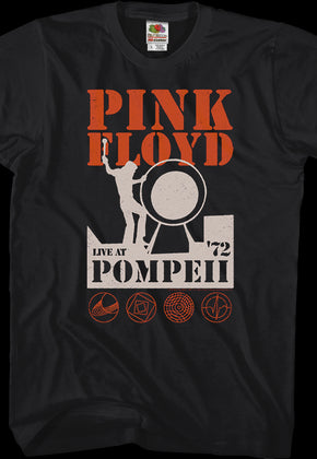Live At Pompeii Pink Floyd T-Shirt