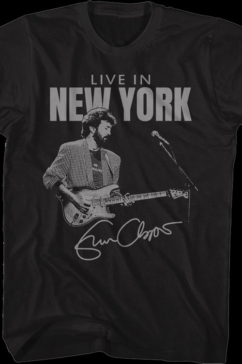 Live In New York Eric Clapton T-Shirtmain product image