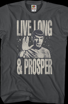 Live Long and Prosper Star Trek T-Shirt