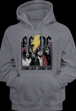 Living Easy Living Free ACDC Hoodie