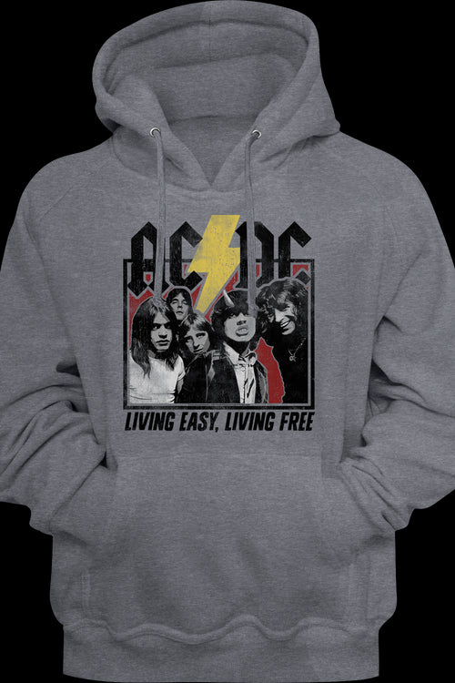Living Easy Living Free ACDC Hoodiemain product image