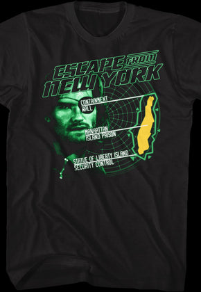 Manhattan Island Prison Escape From New York T-Shirt