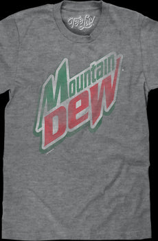 Vintage Distressed Logo Mountain Dew T-Shirt