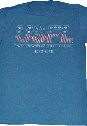 Blue Logo USFL T-Shirt