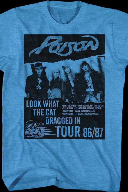 Look What The Cat Dragged In Tour Poison T-Shirtmain product image