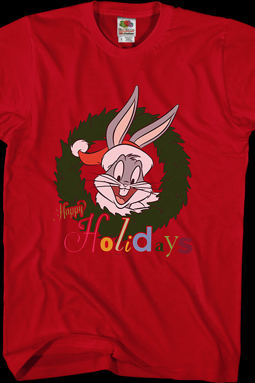 Looney Tunes Christmas Bugs Bunny T-Shirtmain product image