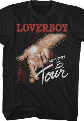 Loverboy Get Lucky Tour Shirt