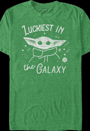 Luckiest In The Galaxy Mandalorian Star Wars T-Shirt