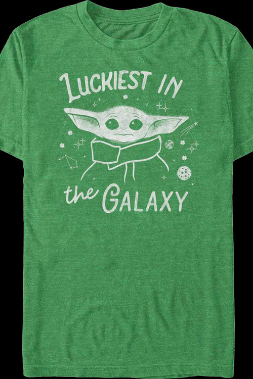 Luckiest In The Galaxy Mandalorian Star Wars T-Shirtmain product image