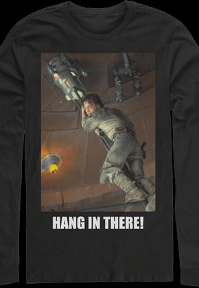 Luke Skywalker Hang In There Star Wars Long Sleeve Shirt