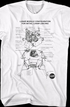 Lunar Module Configuration NASA T-Shirt