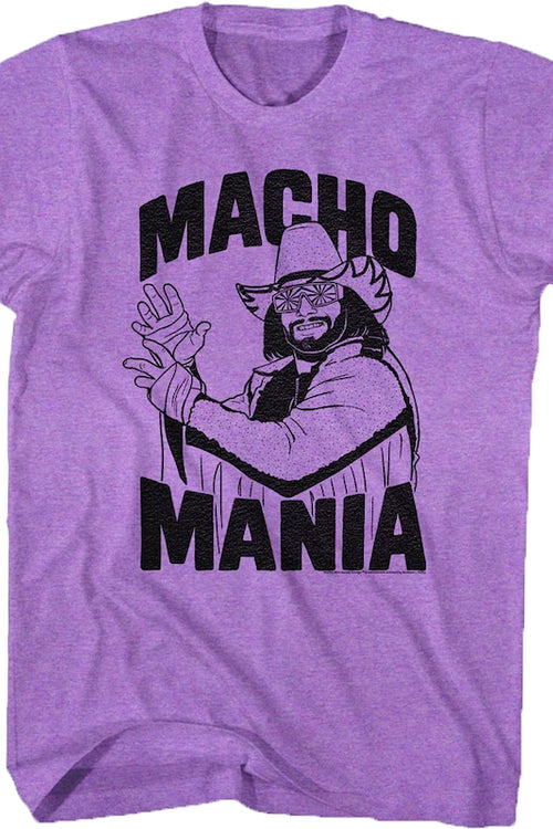 Purple Macho Mania Randy Savage T-Shirtmain product image