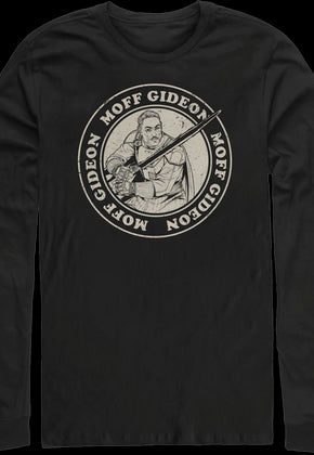 Mandalorian Distressed Moff Gideon Star Wars Long Sleeve Shirt