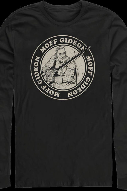 Mandalorian Distressed Moff Gideon Star Wars Long Sleeve Shirtmain product image