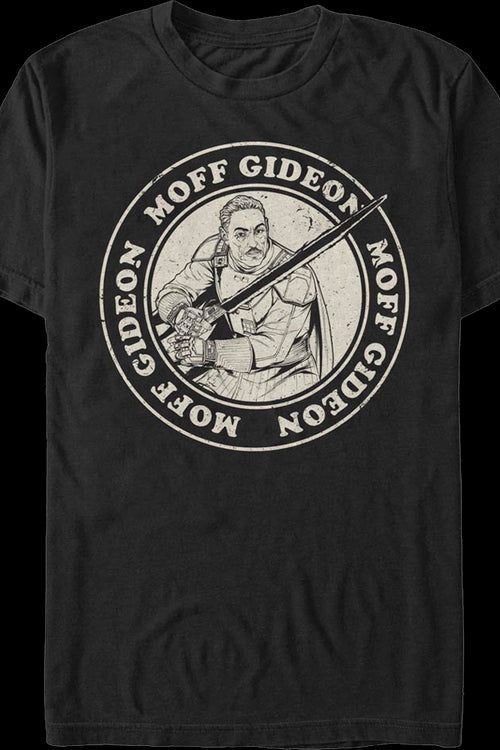 Mandalorian Distressed Moff Gideon Star Wars T-Shirtmain product image