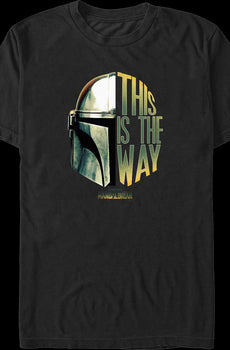 Mandalorian This Is The Way Helmet Star Wars T-Shirt