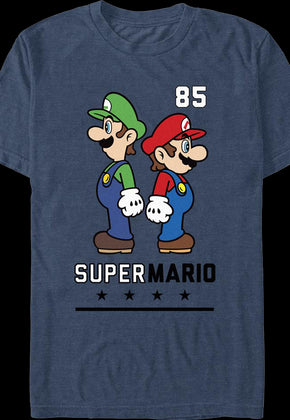 Mario & Luigi Back To Back Super Mario Bros. T-Shirt